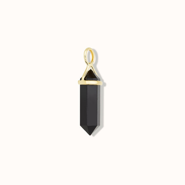 Soul Kristallspitze Onyx Charm Golden - Spirit of Liebs