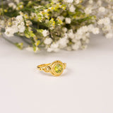 Dara Peridot Ring Golden