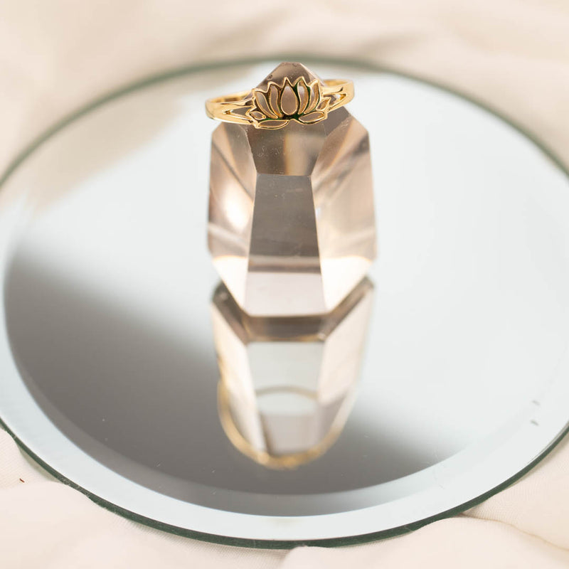 Lotus Ring Golden - Spirit of Liebs