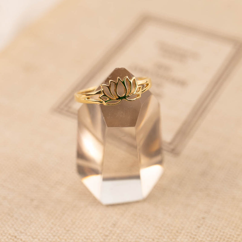 Lotus Ring Golden - Spirit of Liebs