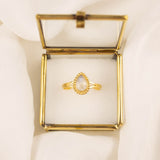 Maris Mondstein Ring Golden