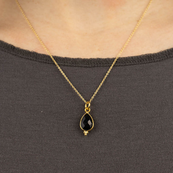 RIO Drops Onyx Charm Golden