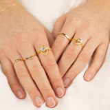 Swani Topas Ring Golden