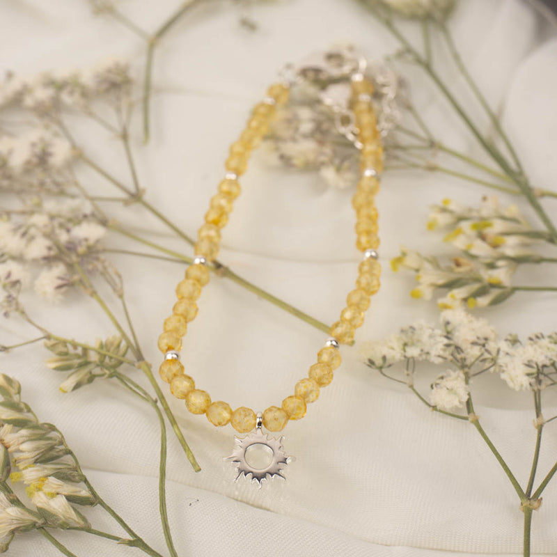 "Walking on Sunshine" Armband Silber