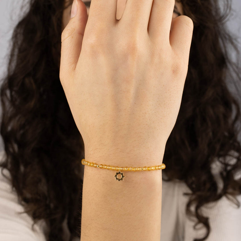 "Walking on Sunshine" Armband Golden