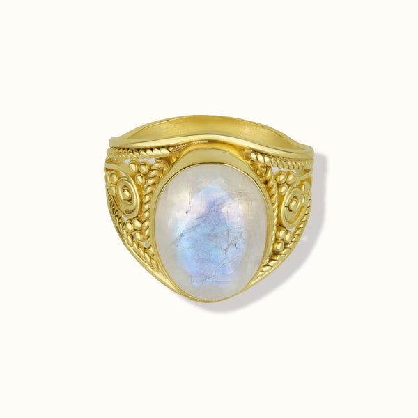 Atlas Mondstein Ring Golden