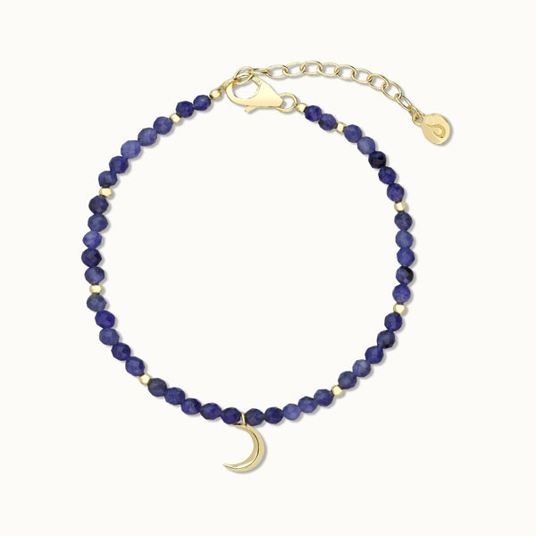 "Fly me to the moon" Armband Golden