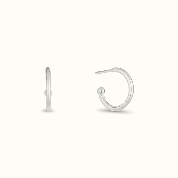 Luna Hoops Silber