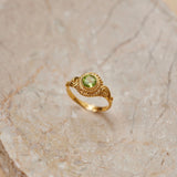 Dara Peridot Ring Golden