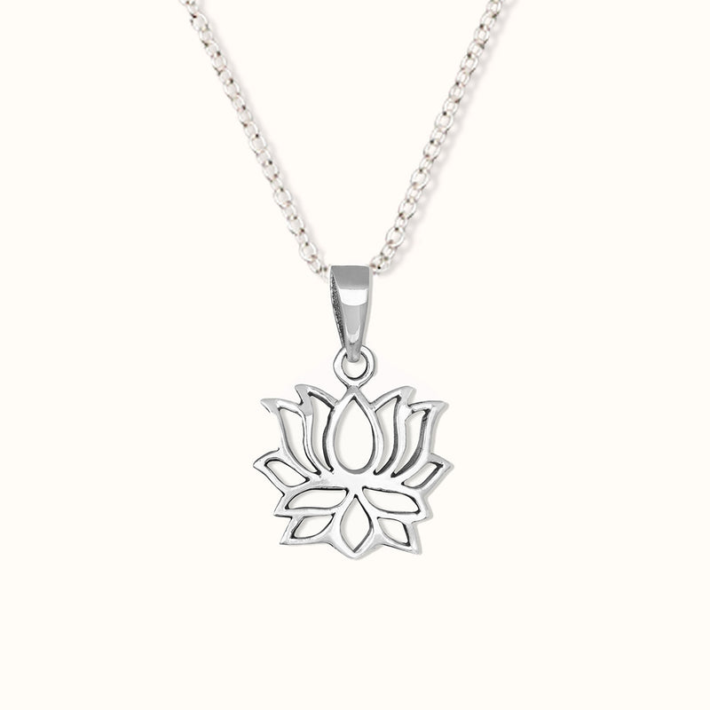 Lotus Charm Silber