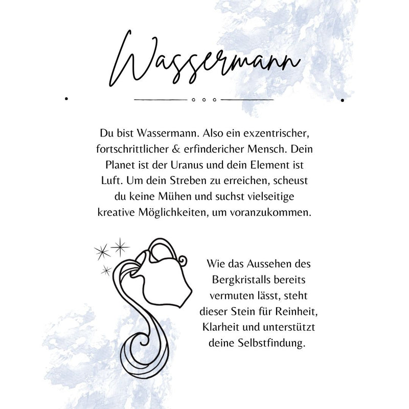 Wassermann Münzen Charm Silber